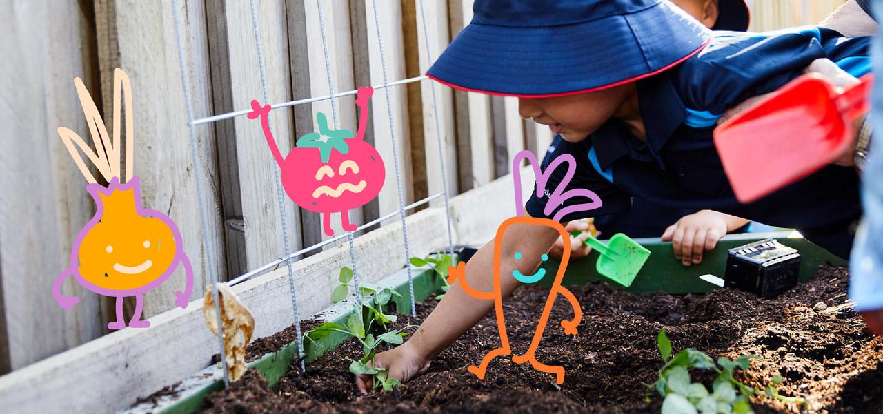 How a child care centre’s veggie garden provides incredible learning