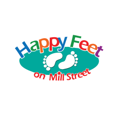 Happy Feet Child Care Logo